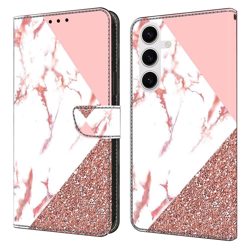 Plånboksfodral för Samsung Galaxy S26 med mönstertryck, stativ, läder, flipfodral