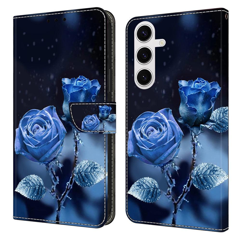 Plånboksfodral för Samsung Galaxy S26 med mönstertryck, stativ, läder, flipfodral