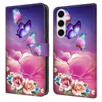 Plånboksfodral för Samsung Galaxy S26 med mönstertryck, stativ, läder, flipfodral