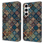 Plånboksfodral för Samsung Galaxy S26 med mönstertryck, stativ, läder, flipfodral
