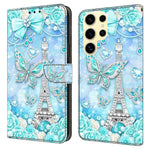 Plånboksfodral för Samsung Galaxy S26 Ultra med mönstertryck, läder, flipfodral