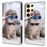 Plånboksfodral för Samsung Galaxy S26 Ultra med mönstertryck, läder, flipfodral