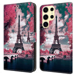 Plånboksfodral för Samsung Galaxy S26 Ultra med mönstertryck, läder, flipfodral