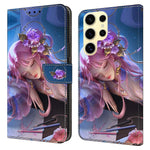 Plånboksfodral för Samsung Galaxy S26 Ultra med mönstertryck, läder, flipfodral