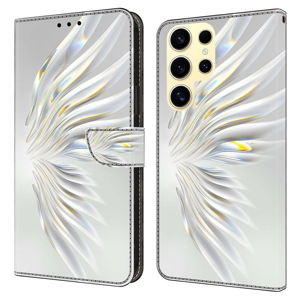 Plånboksfodral för Samsung Galaxy S26 Ultra med mönstertryck, läder, flipfodral