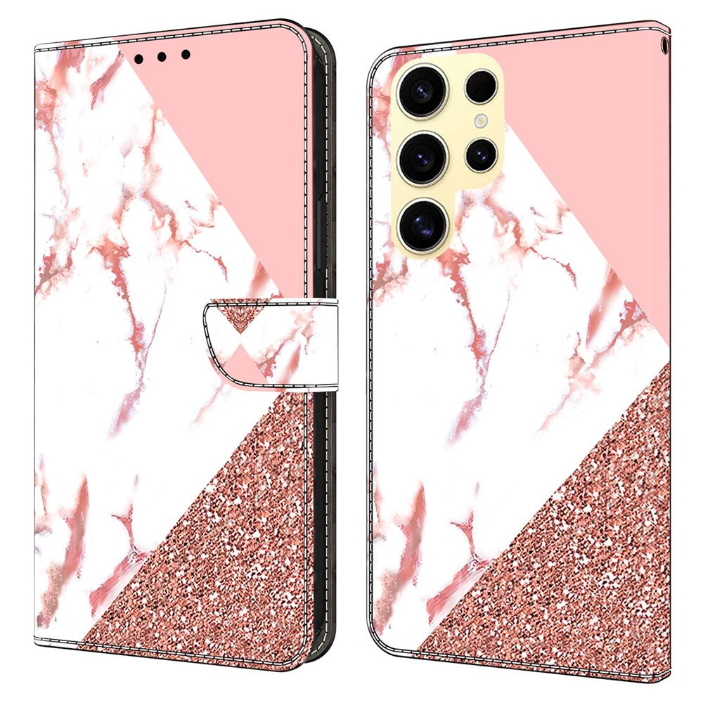 Plånboksfodral för Samsung Galaxy S26 Ultra med mönstertryck, läder, flipfodral