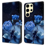 Plånboksfodral för Samsung Galaxy S26 Ultra med mönstertryck, läder, flipfodral