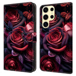 Plånboksfodral för Samsung Galaxy S26 Ultra med mönstertryck, läder, flipfodral