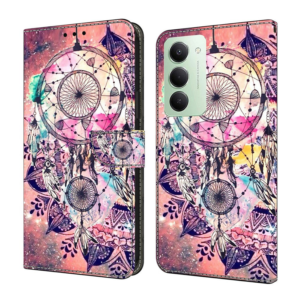 For Xiaomi Redmi 15 4G (EU) (171mm) Wallet Case Pattern Printing Stand Leather Flip Phone Cover