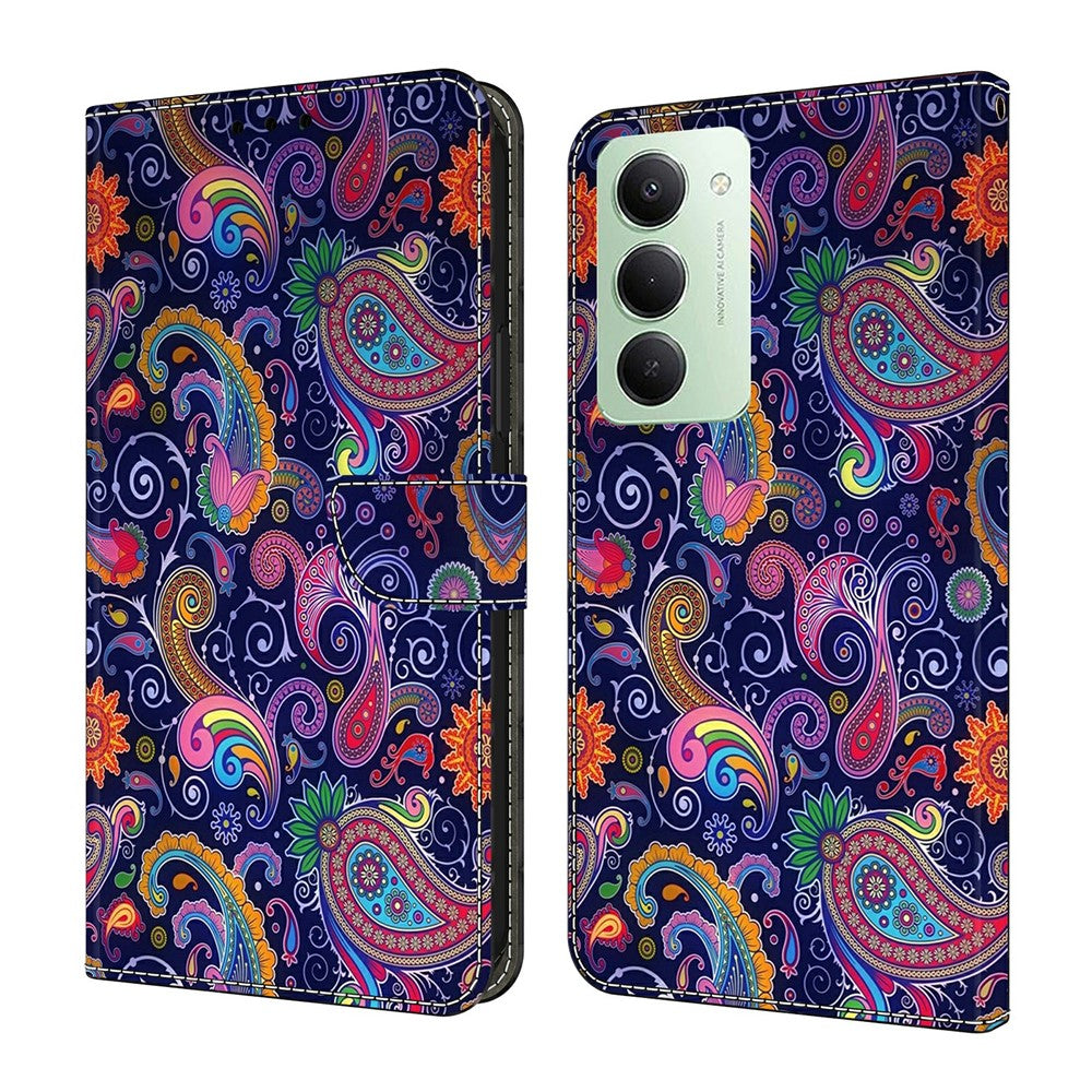 For Xiaomi Redmi 15 4G (EU) (171mm) Wallet Case Pattern Printing Stand Leather Flip Phone Cover