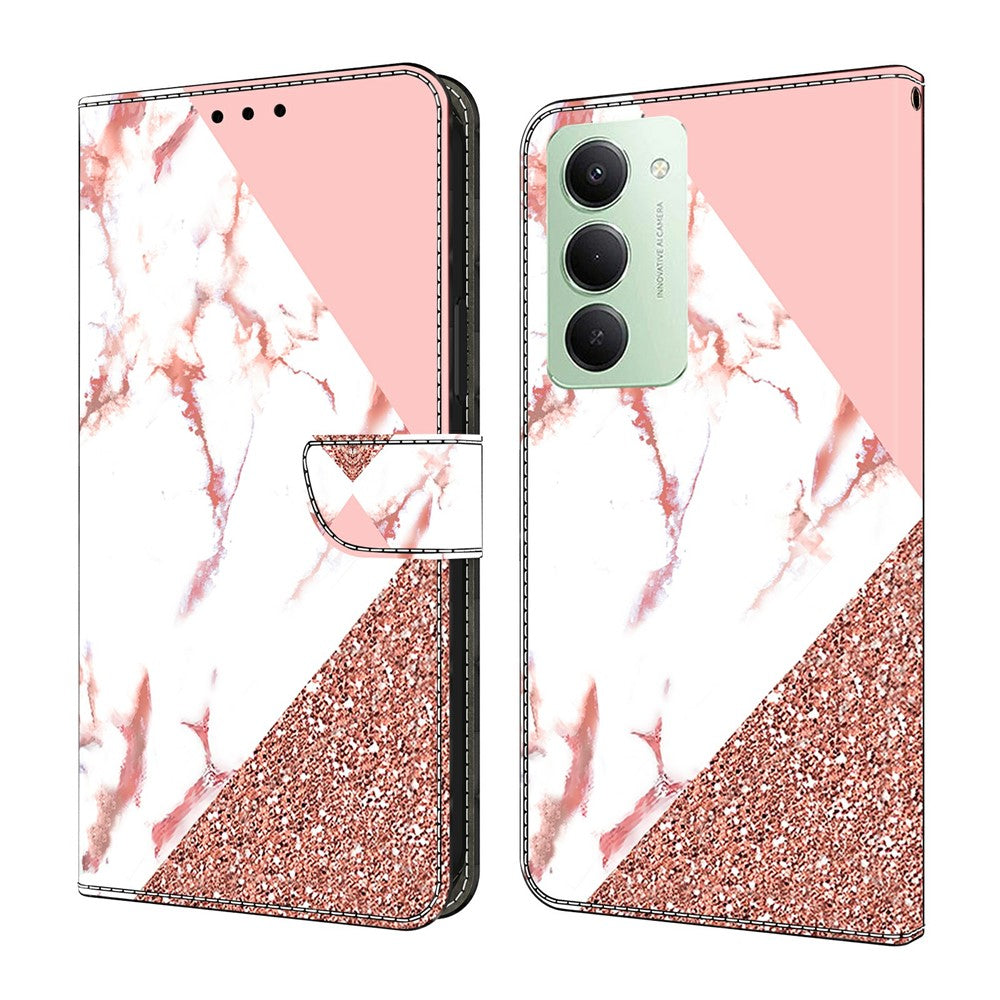 For Xiaomi Redmi 15 4G (EU) (171mm) Wallet Case Pattern Printing Stand Leather Flip Phone Cover