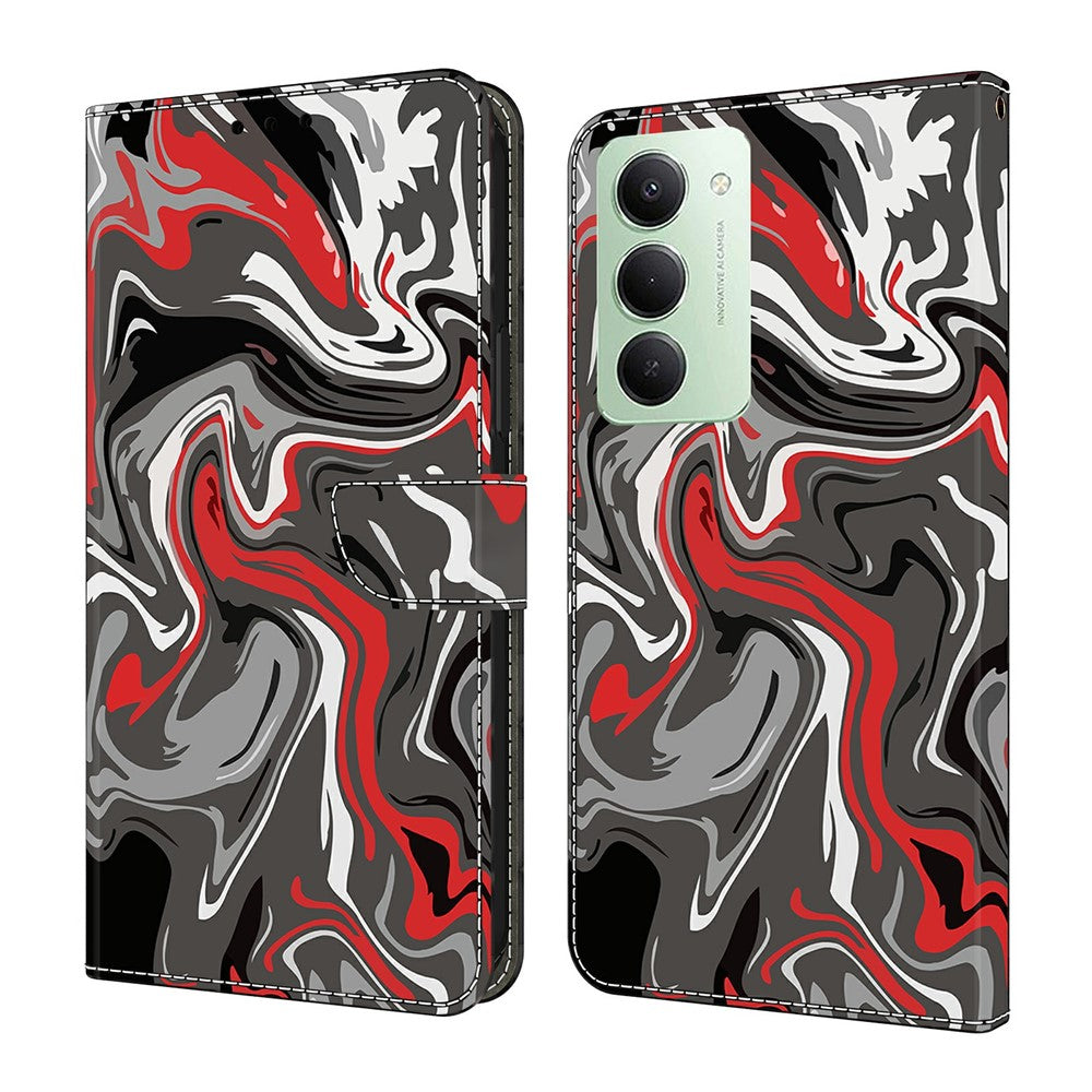 For Xiaomi Redmi 15 4G (EU) (171mm) Wallet Case Pattern Printing Stand Leather Flip Phone Cover