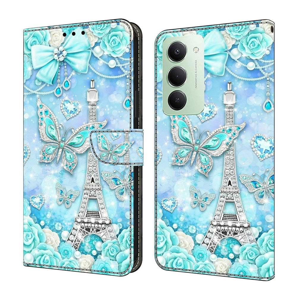For Xiaomi Redmi 15 4G (EU) (171mm) Wallet Case Pattern Printing Stand Leather Flip Phone Cover