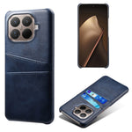 For Xiaomi 15T Pro Case Dual Card Slots PU Leather + Hard PC Phone Cover