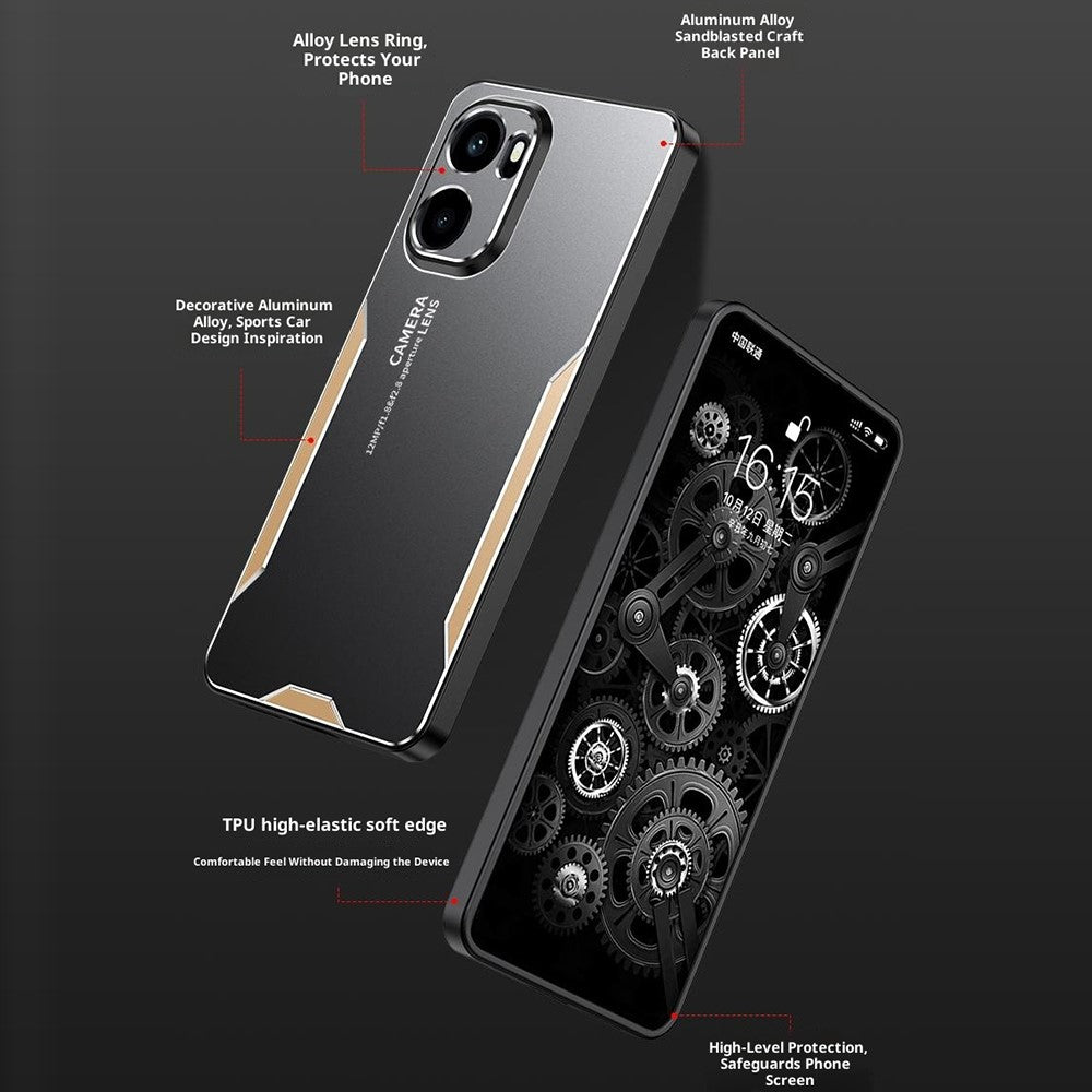 OnePlus 15R 5G / Ace 6T 5G / Ace 6 5G mobilskal Aluminiumlegering TPU PC Bakstycke