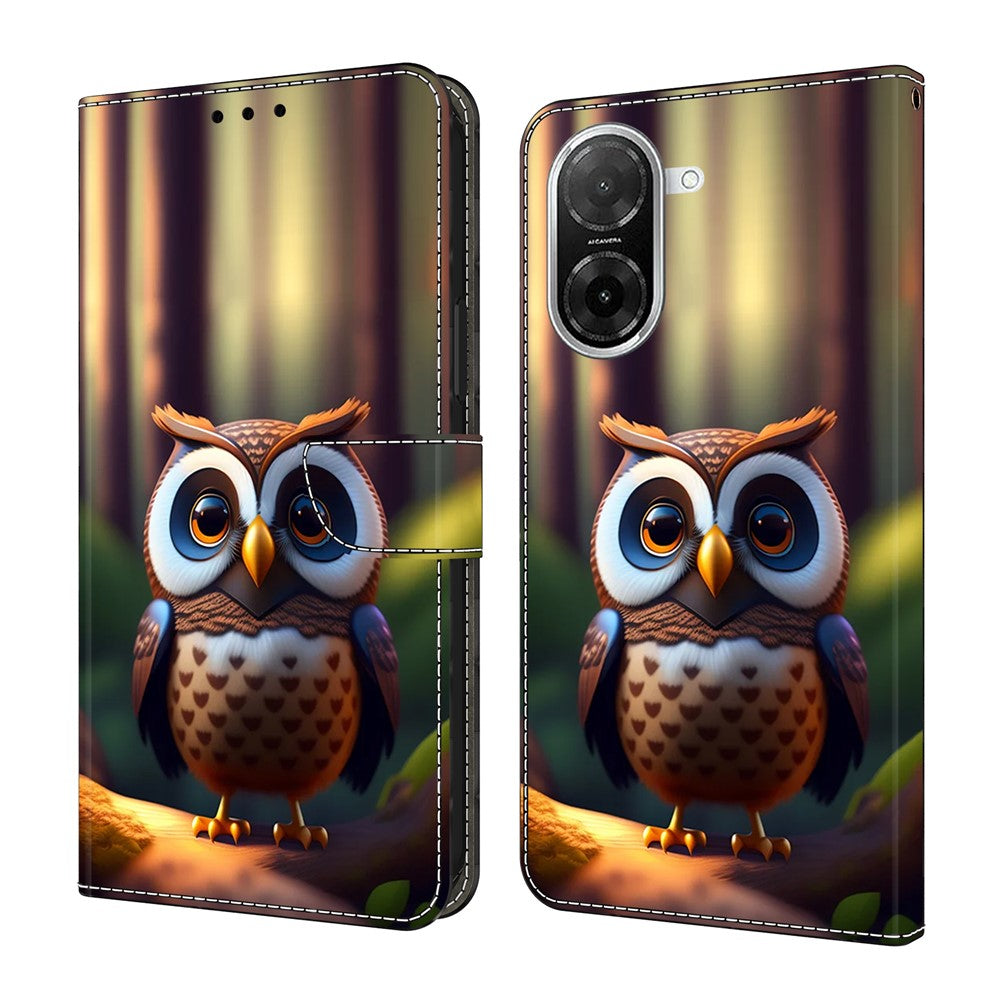 For Xiaomi Redmi A5 NFC (EU) (173.45mm) Leather Case Pattern Printing Wallet Stand Flip Phone Cover