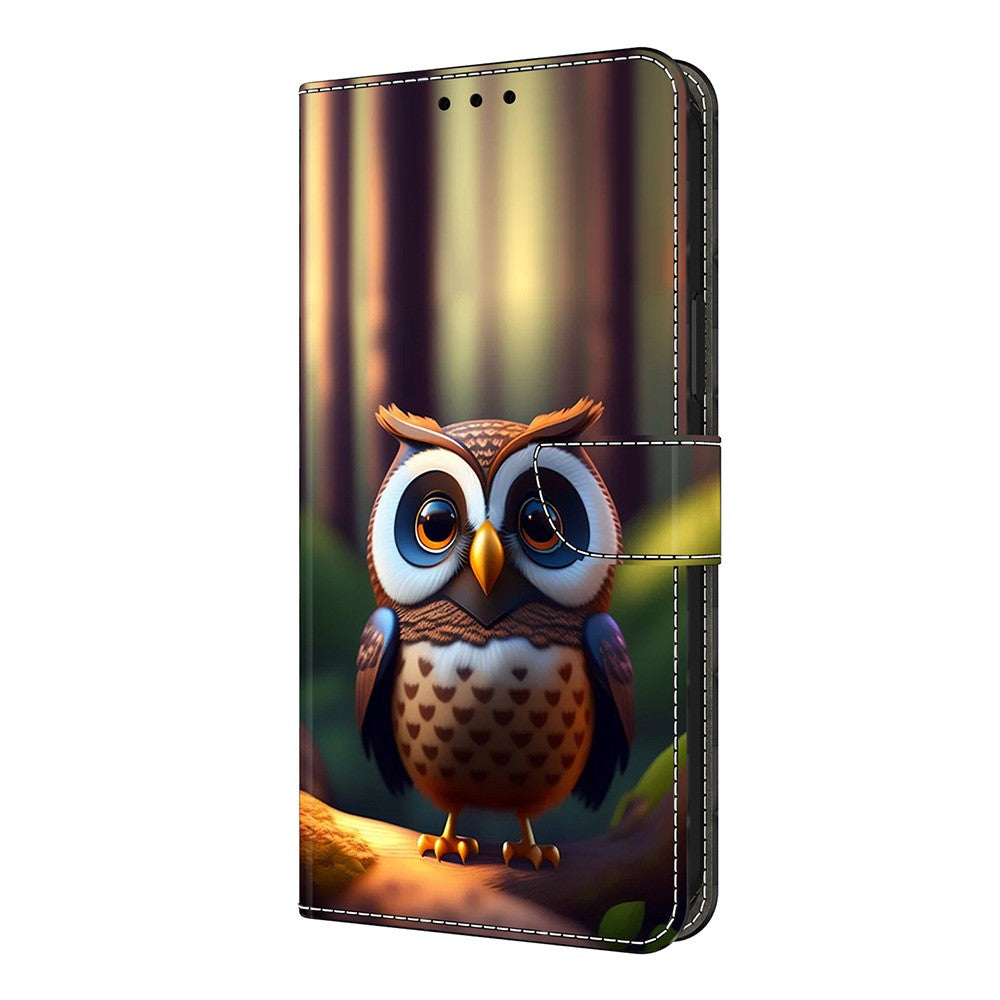 For Xiaomi Redmi A5 NFC (EU) (173.45mm) Leather Case Pattern Printing Wallet Stand Flip Phone Cover