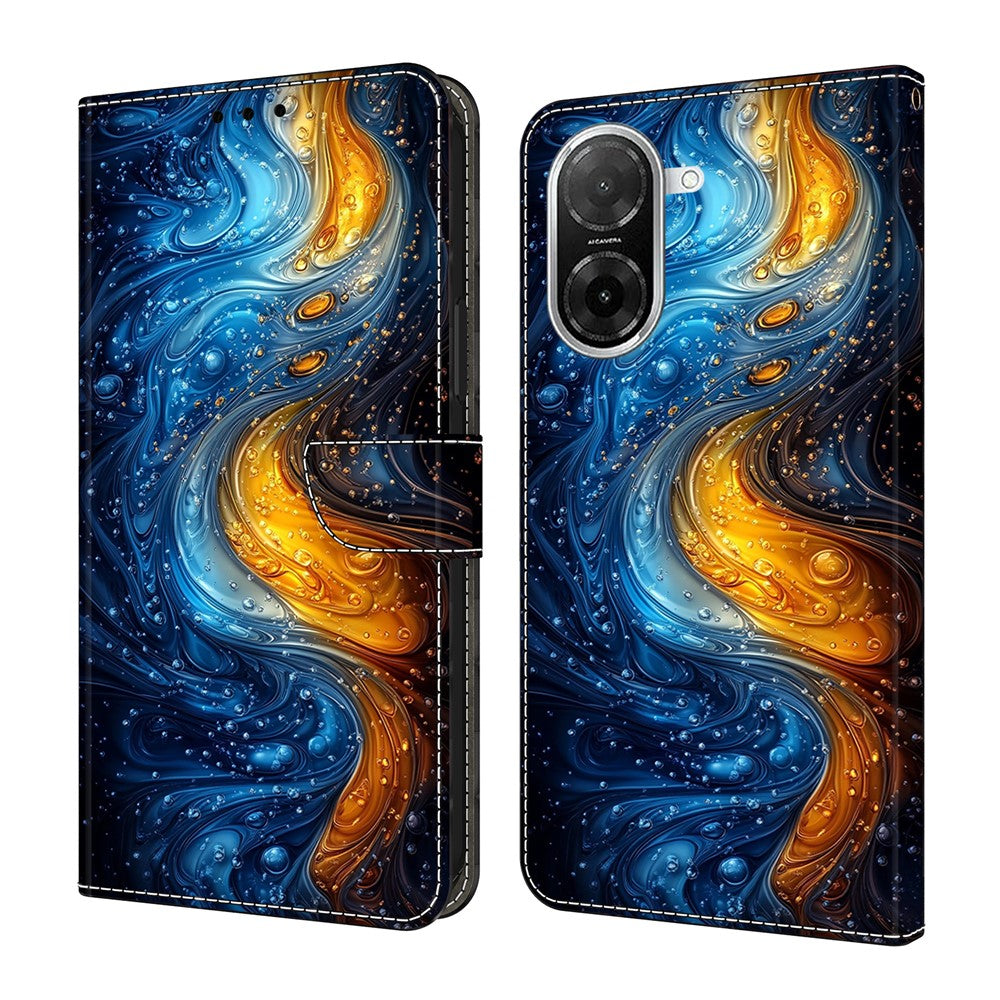 For Xiaomi Redmi A5 NFC (EU) (173.45mm) Leather Case Pattern Printing Wallet Stand Flip Phone Cover