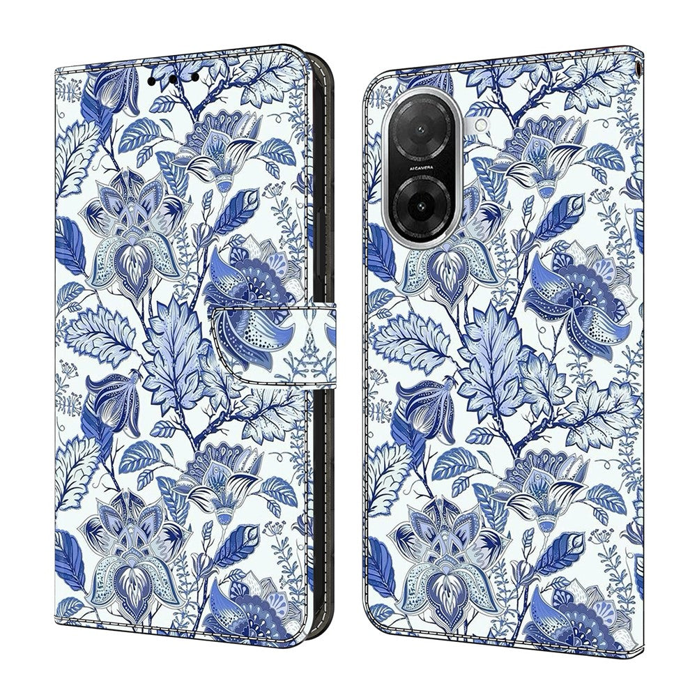 For Xiaomi Redmi A5 NFC (EU) (173.45mm) Leather Case Pattern Printing Wallet Stand Flip Phone Cover