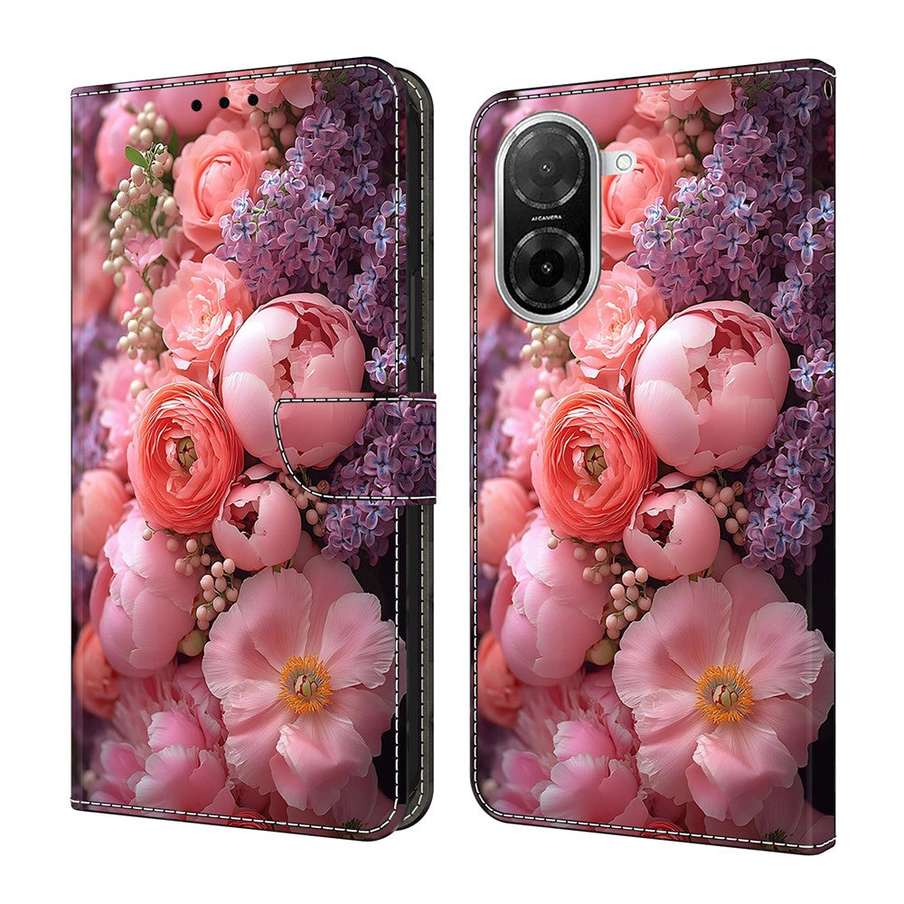 For Xiaomi Redmi A5 NFC (EU) (173.45mm) Leather Case Pattern Printing Wallet Stand Flip Phone Cover