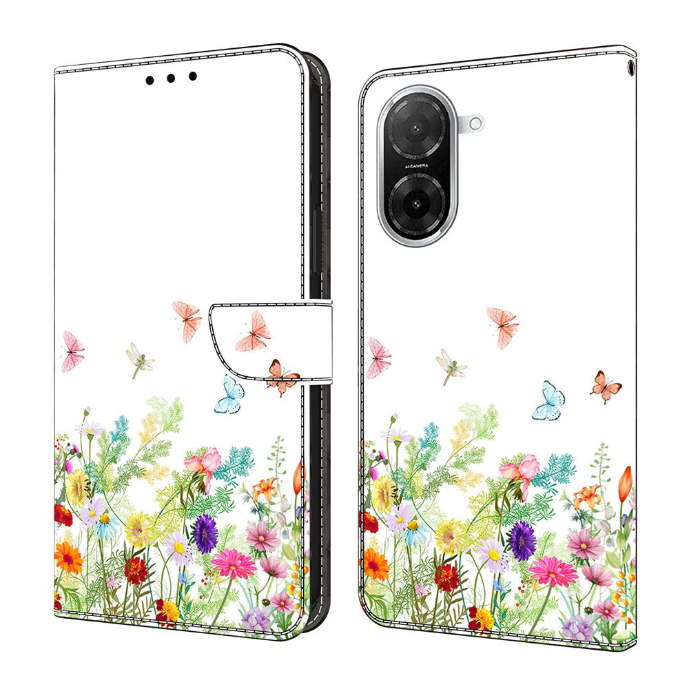 For Xiaomi Redmi A5 NFC (EU) (173.45mm) Leather Case Pattern Printing Wallet Stand Flip Phone Cover