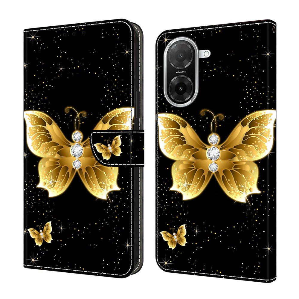 For Xiaomi Redmi A5 NFC (EU) (173.45mm) Leather Case Pattern Printing Wallet Stand Flip Phone Cover