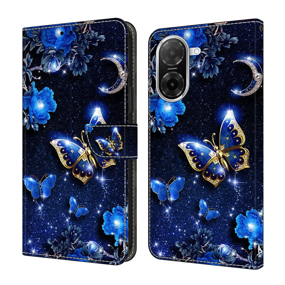 For Xiaomi Redmi A5 NFC (EU) (173.45mm) Leather Case Pattern Printing Wallet Stand Flip Phone Cover