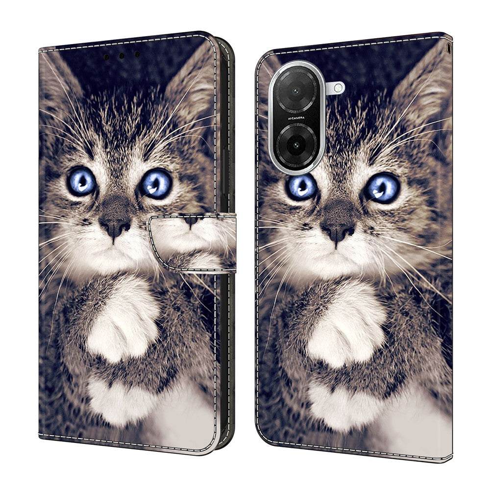 For Xiaomi Redmi A5 NFC (EU) (173.45mm) Leather Case Pattern Printing Wallet Stand Flip Phone Cover
