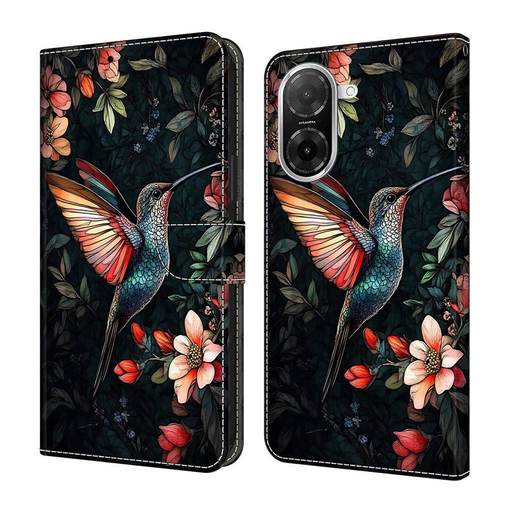 For Xiaomi Redmi A5 NFC (EU) (173.45mm) Leather Case Pattern Printing Wallet Stand Flip Phone Cover