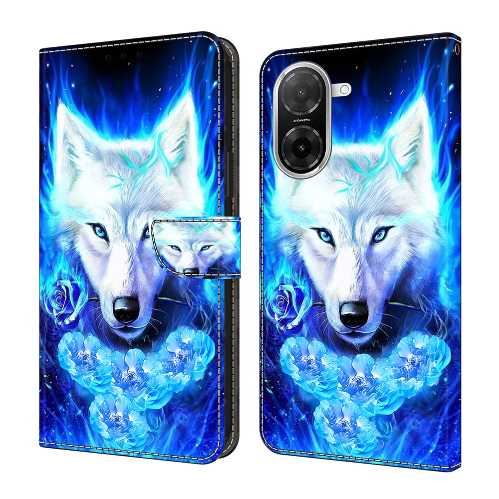 For Xiaomi Redmi A5 NFC (EU) (173.45mm) Leather Case Pattern Printing Wallet Stand Flip Phone Cover
