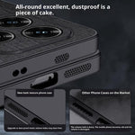 For Honor X5c 4G Etui Træstruktur PU Læderbelagt PC TPU Telefoncover