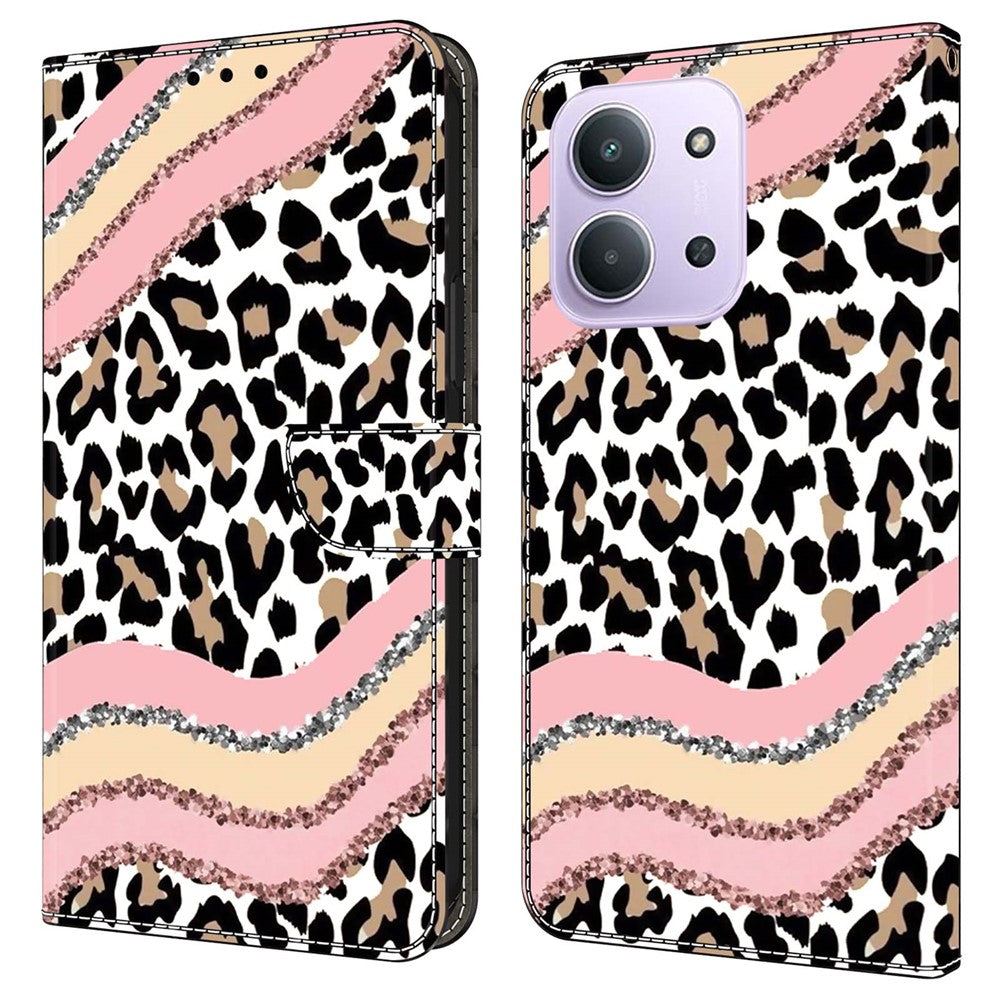 For Xiaomi Redmi 15C 4G (Global) (171mm)  /  Poco C85 4G (171mm) Case Wallet Stand Pattern Printing PU Leather Flip Phone Cover