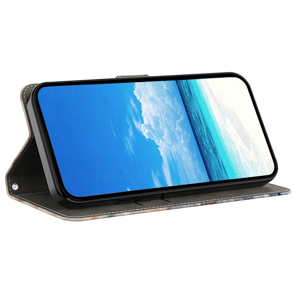 For Xiaomi Redmi A5 NFC (EU) (173.45mm) Case Wallet Stand Pattern Printing PU Leather Flip Phone Cover