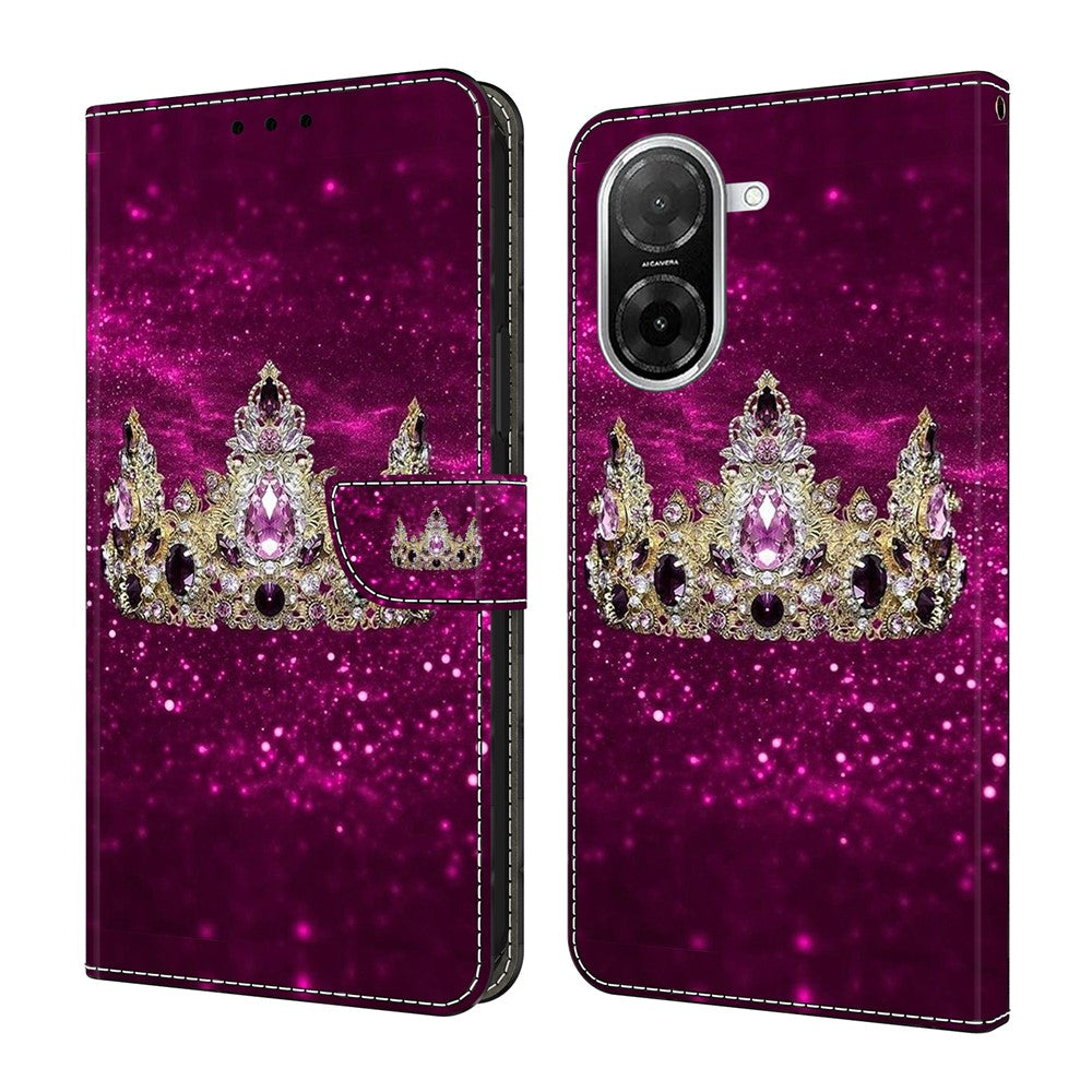 For Xiaomi Redmi A5 NFC (EU) (173.45mm) Case Wallet Stand Pattern Printing PU Leather Flip Phone Cover