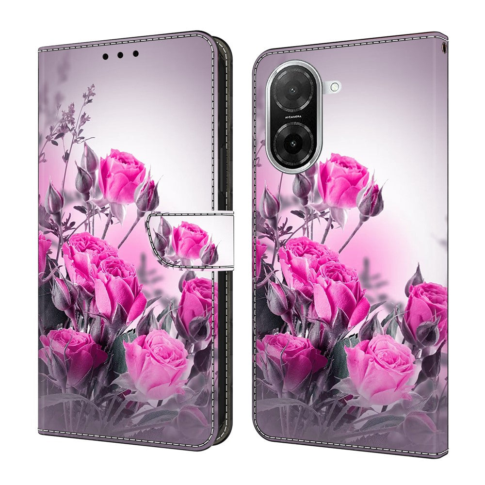 For Xiaomi Redmi A5 NFC (EU) (173.45mm) Case Wallet Stand Pattern Printing PU Leather Flip Phone Cover