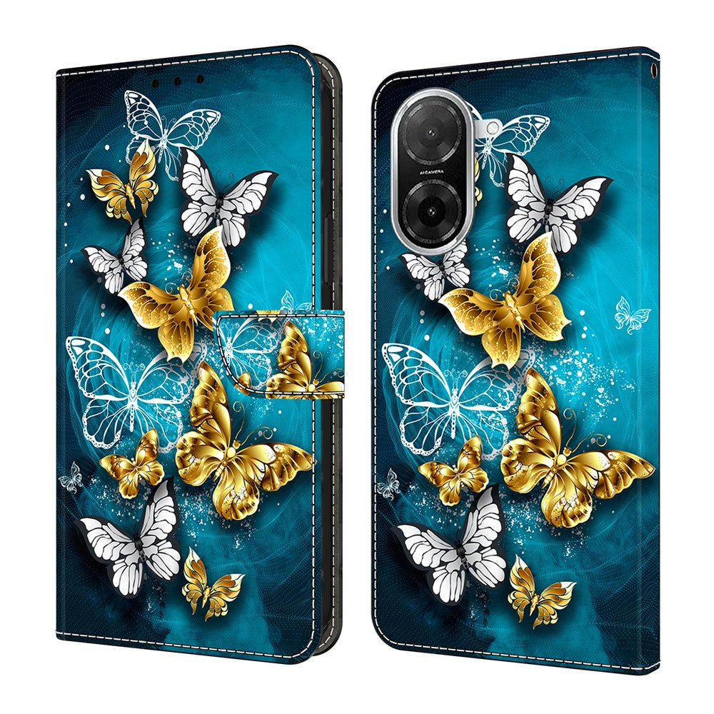 For Xiaomi Redmi A5 NFC (EU) (173.45mm) Case Wallet Stand Pattern Printing PU Leather Flip Phone Cover
