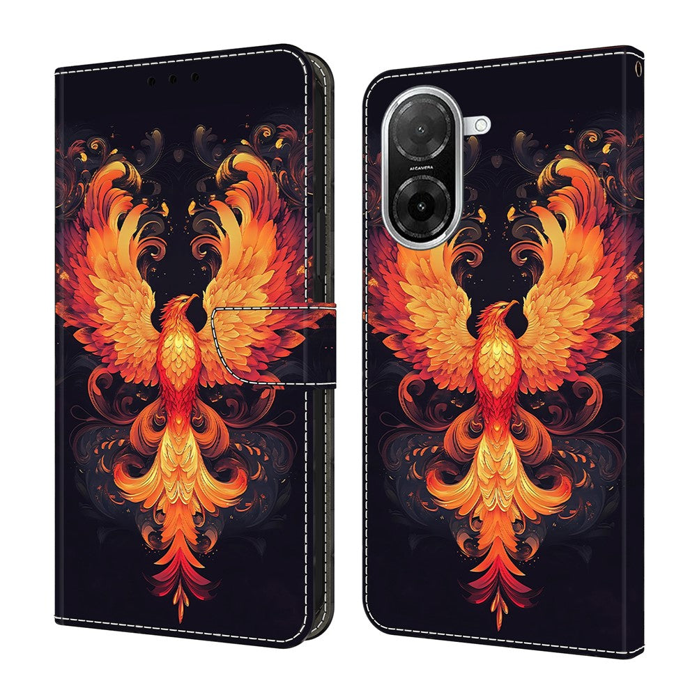 For Xiaomi Redmi A5 NFC (EU) (173.45mm) Case Wallet Stand Pattern Printing PU Leather Flip Phone Cover