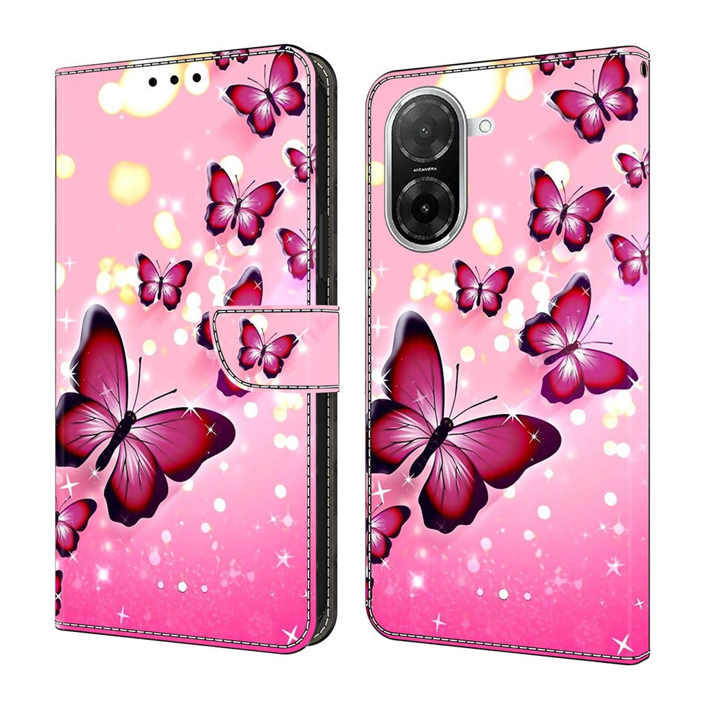 For Xiaomi Redmi A5 NFC (EU) (173.45mm) Case Wallet Stand Pattern Printing PU Leather Flip Phone Cover
