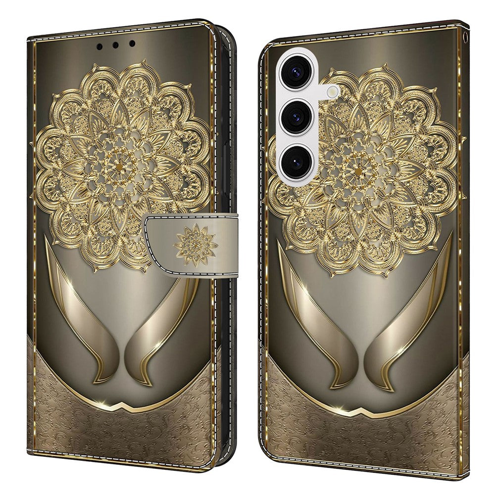 For Samsung Galaxy S26+ Wallet Case Pattern Printing PU Leather Flip Stand Phone Cover
