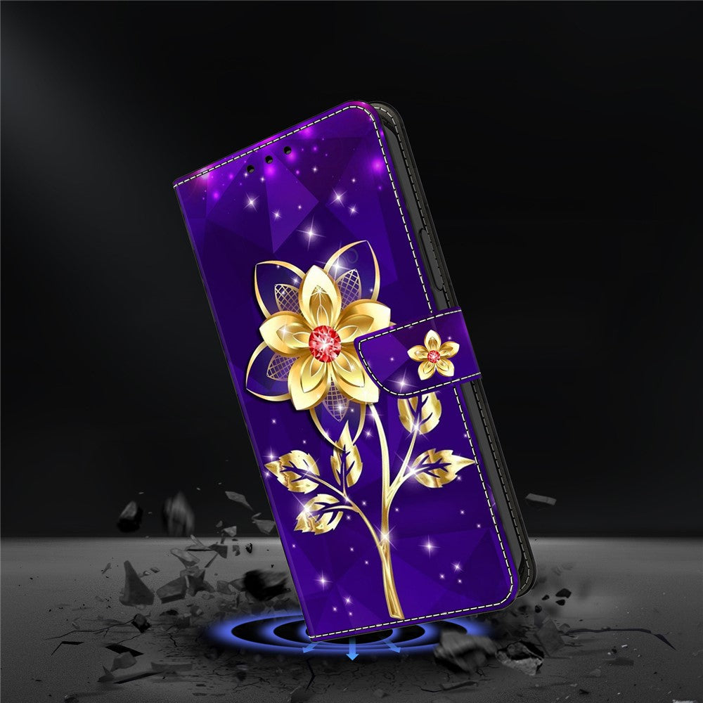 For Xiaomi Redmi 15C 4G (Global) (171mm)  /  Poco C85 4G (171mm) Wallet Case Pattern Printing PU Leather Flip Stand Phone Cover