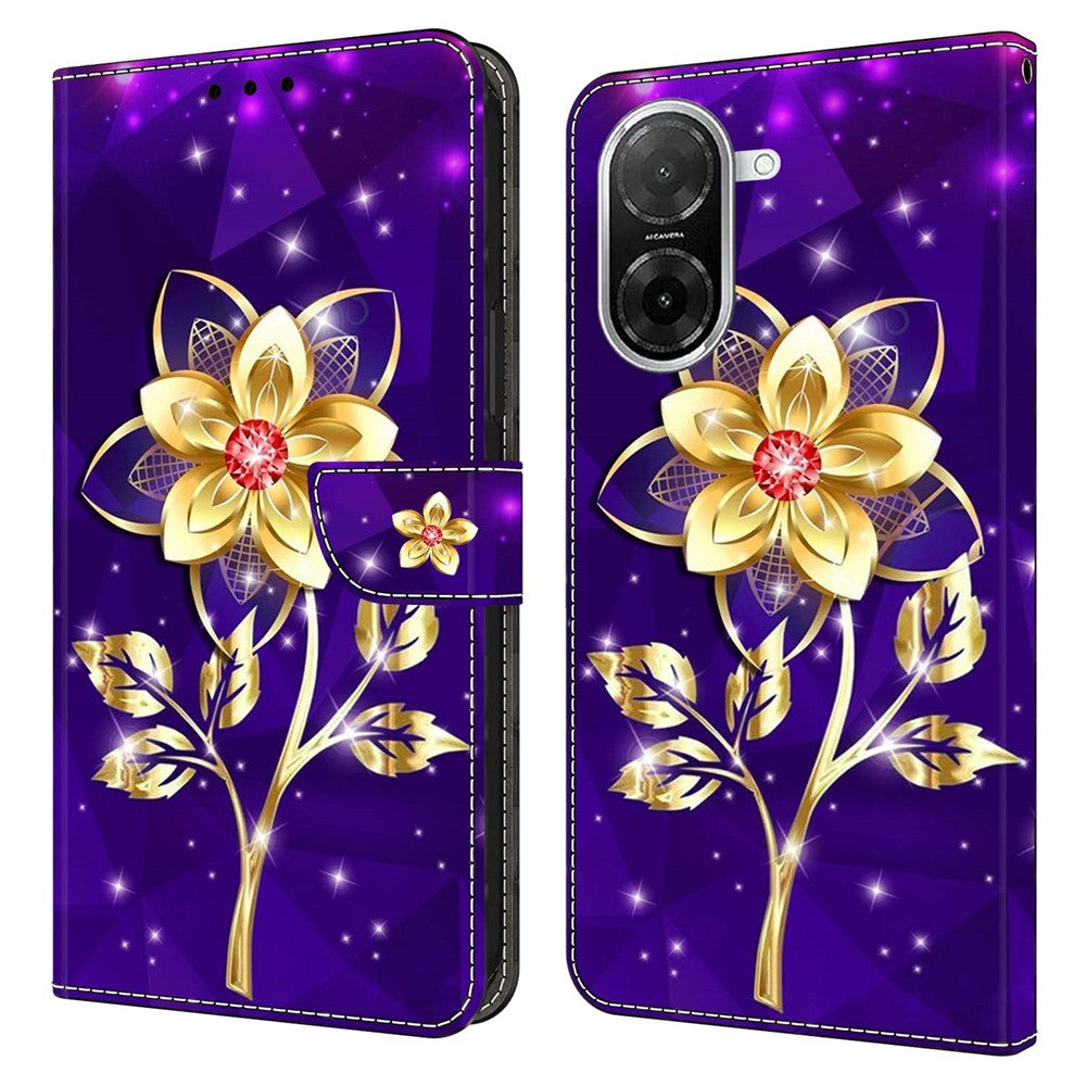 For Xiaomi Redmi A5 NFC (EU) (173.45mm) Wallet Case Pattern Printing PU Leather Flip Stand Phone Cover