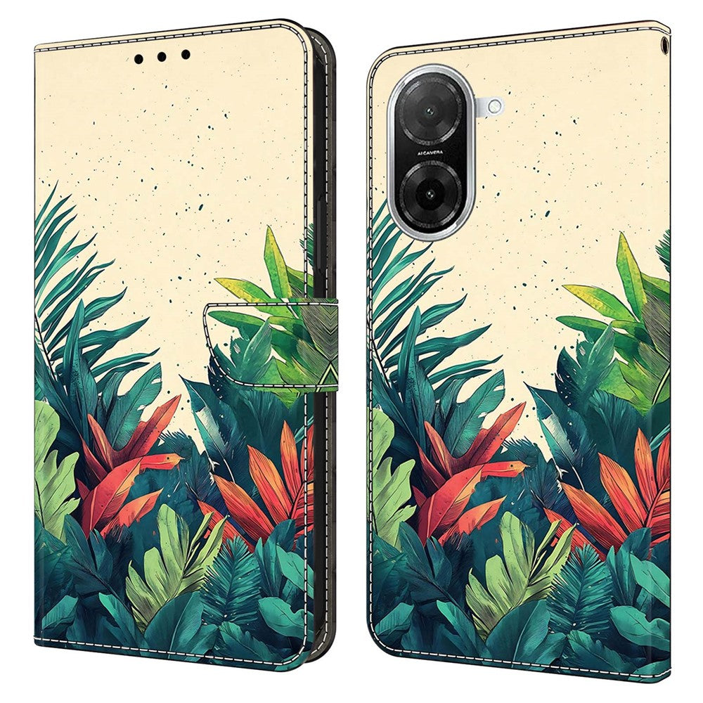 For Xiaomi Redmi A5 NFC (EU) (173.45mm) Wallet Case Pattern Printing PU Leather Flip Stand Phone Cover