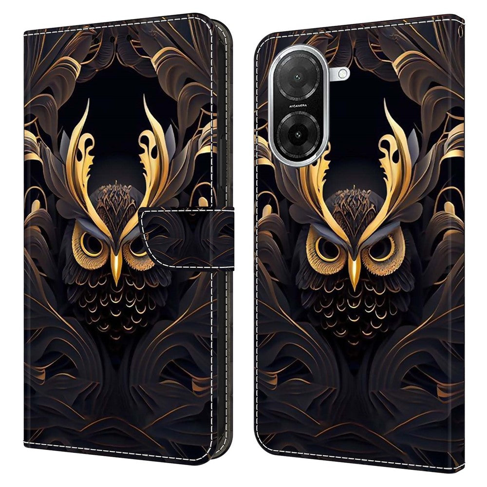 For Xiaomi Redmi A5 NFC (EU) (173.45mm) Wallet Case Pattern Printing PU Leather Flip Stand Phone Cover