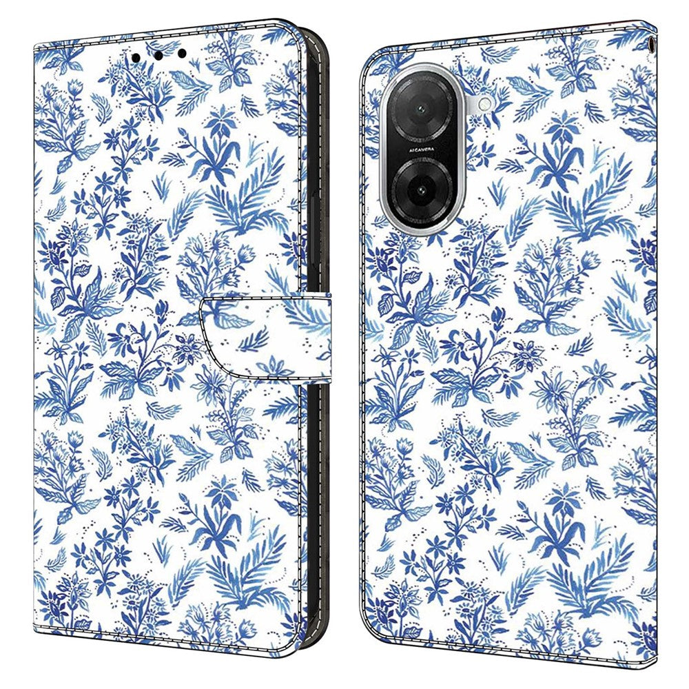 For Xiaomi Redmi A5 NFC (EU) (173.45mm) Wallet Case Pattern Printing PU Leather Flip Stand Phone Cover