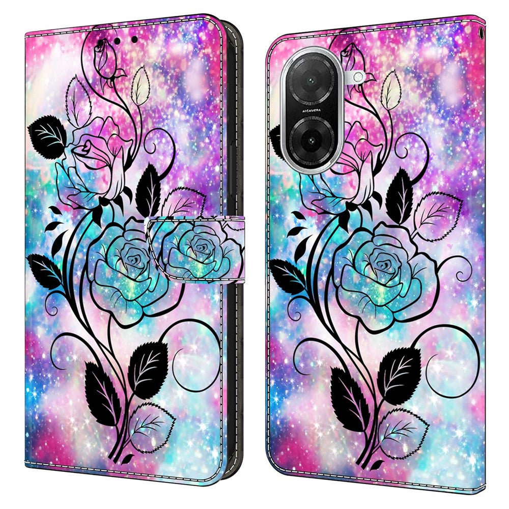 For Xiaomi Redmi A5 NFC (EU) (173.45mm) Wallet Case Pattern Printing PU Leather Flip Stand Phone Cover
