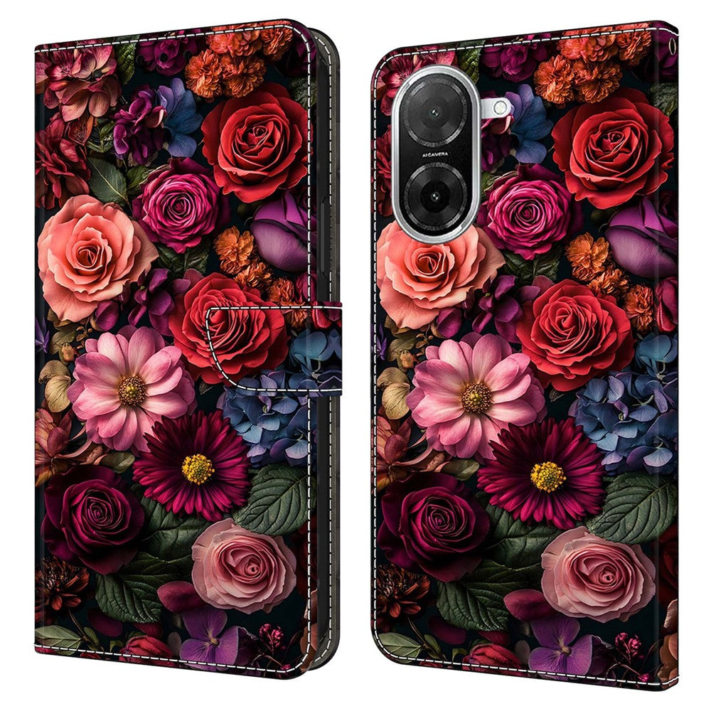 For Xiaomi Redmi A5 NFC (EU) (173.45mm) Wallet Case Pattern Printing PU Leather Flip Stand Phone Cover