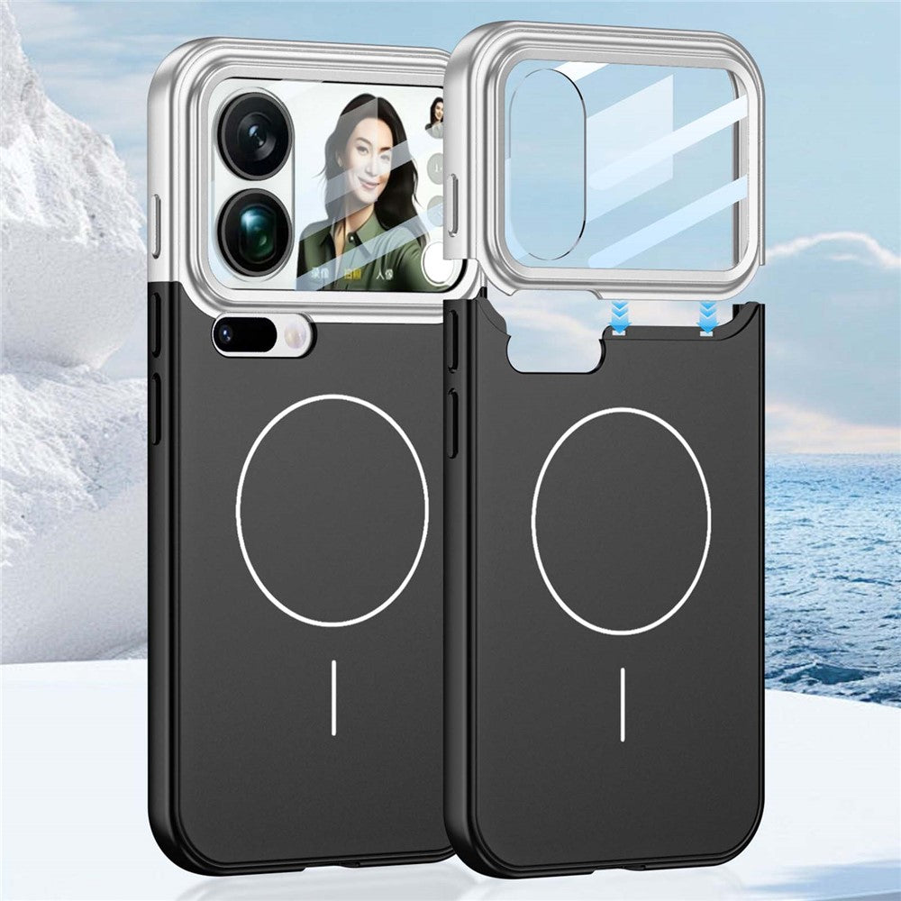 GKK For Xiaomi 17 Pro Case with Lens Film Detachable Camera Frame Contrast Color PC Phone Cover Magnetic Case