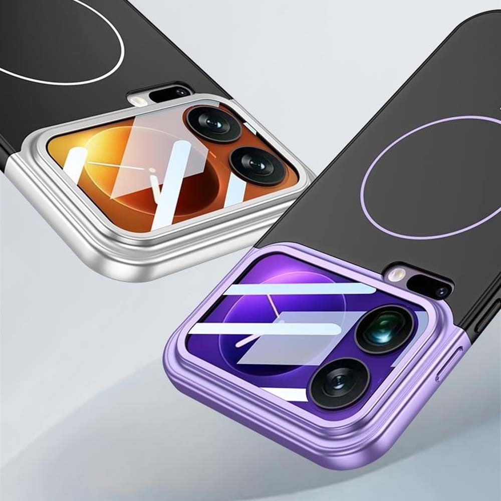 GKK For Xiaomi 17 Pro Case with Lens Film Detachable Camera Frame Contrast Color PC Phone Cover Magnetic Case