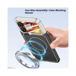 GKK For Xiaomi 17 Pro Max Case with Lens Film Detachable Camera Cover Contrast Color Frame Line PC Phone Shell Magnetic Case