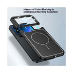 GKK For Xiaomi 17 Pro Max Case with Lens Film Detachable Camera Cover Contrast Color Frame Line PC Phone Shell Magnetic Case